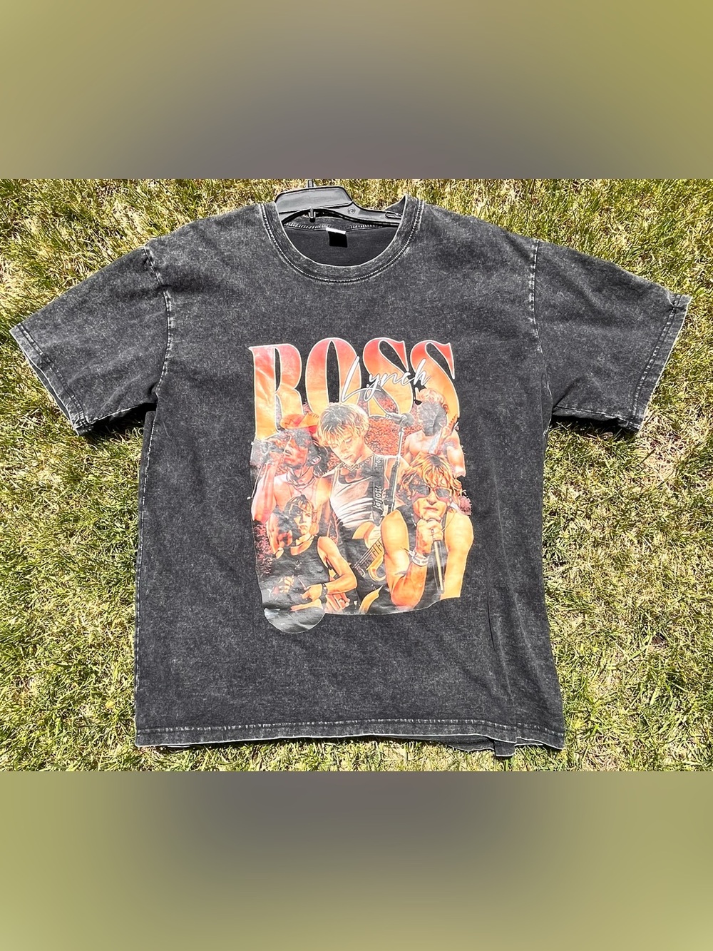 Ross Lynch Rock Band Graphic Tee - Black Wash Men’s/Womens